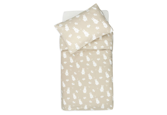 Housse de Couette et Taie 100x140cm Miffy & Snuffy - Olive Green