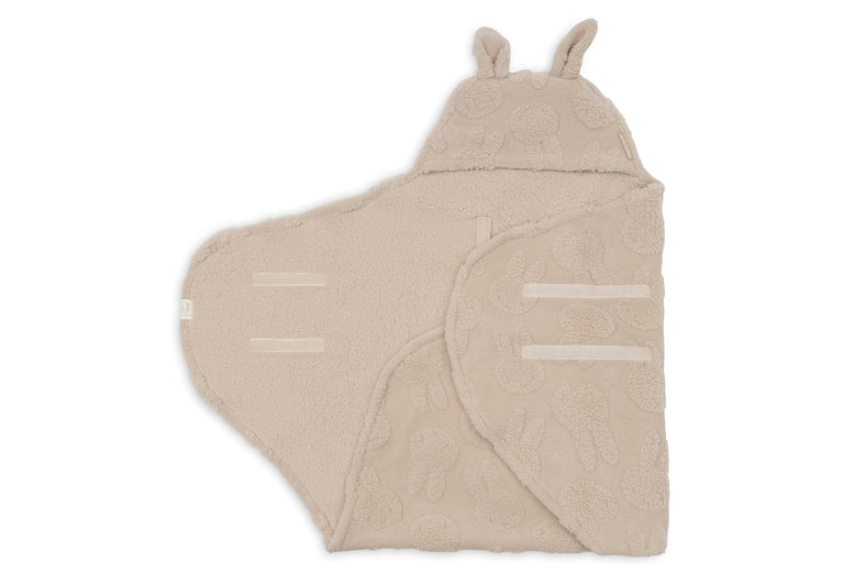 Couverture portefeuille Miffy Jacquard Teddy - Sand