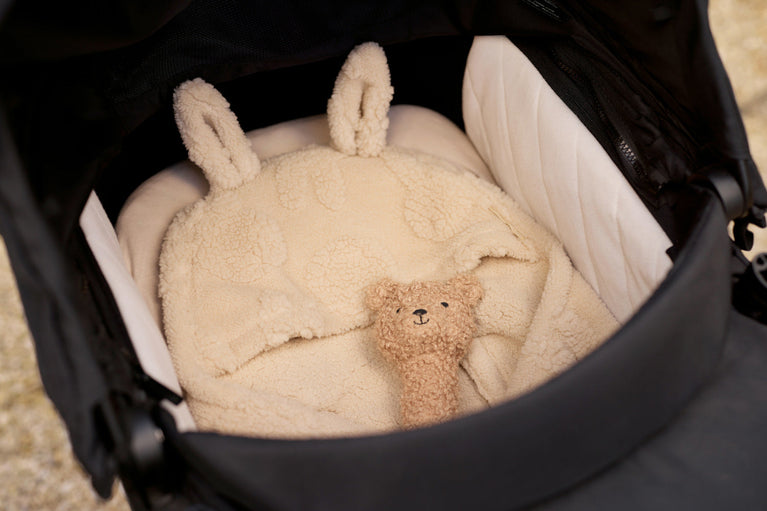 Couverture portefeuille Miffy Jacquard Teddy - Sand