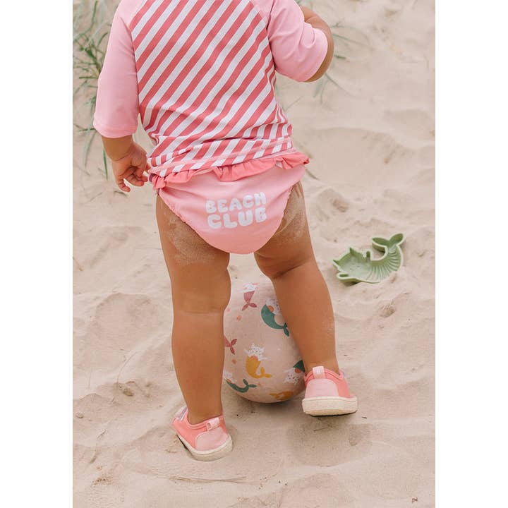 Maillot-couche Volants Rayures Bloom & Blush