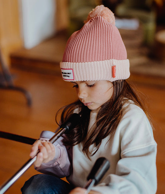 Bonnet hello hossy enfant - Block Blush