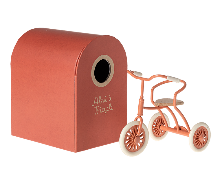 Abri à tricycle, Souris - Corail