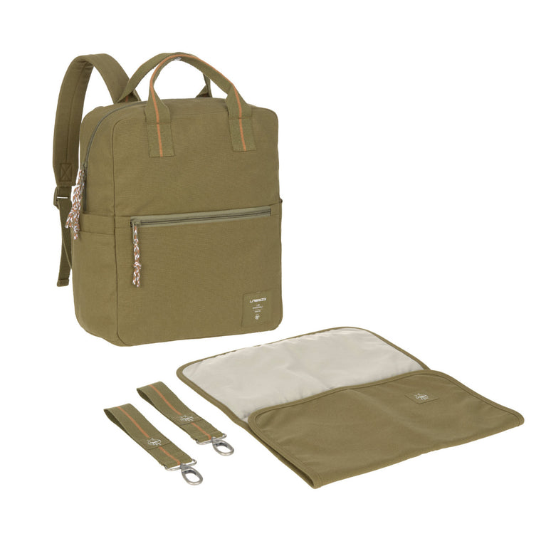Sac à dos carré - Little One & Me Grand, olive