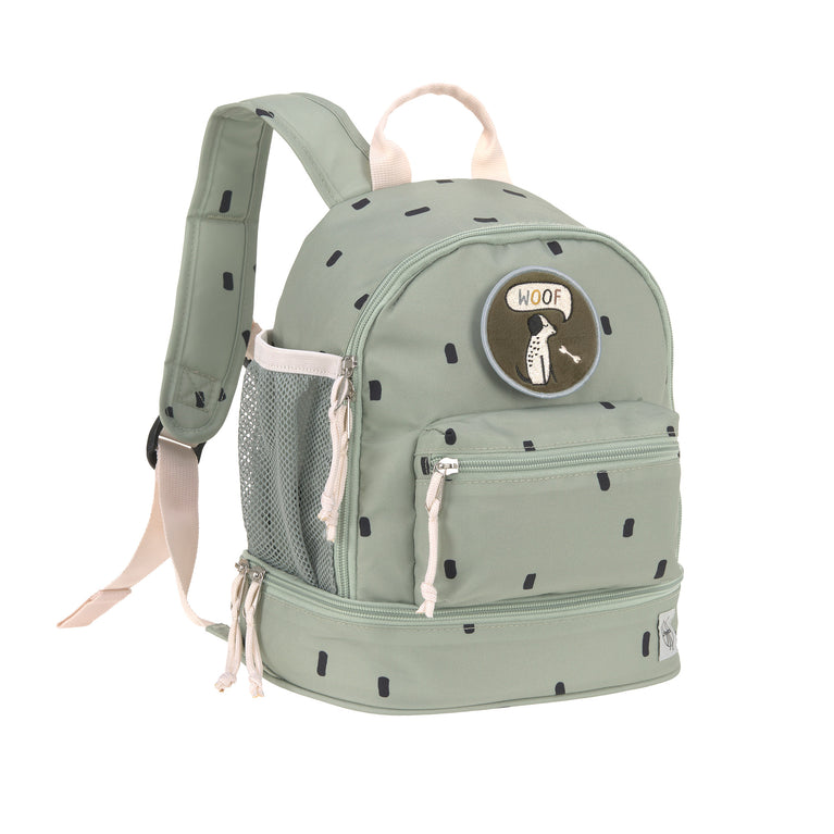 Sac à dos de la maternelle, Happy Prints olive