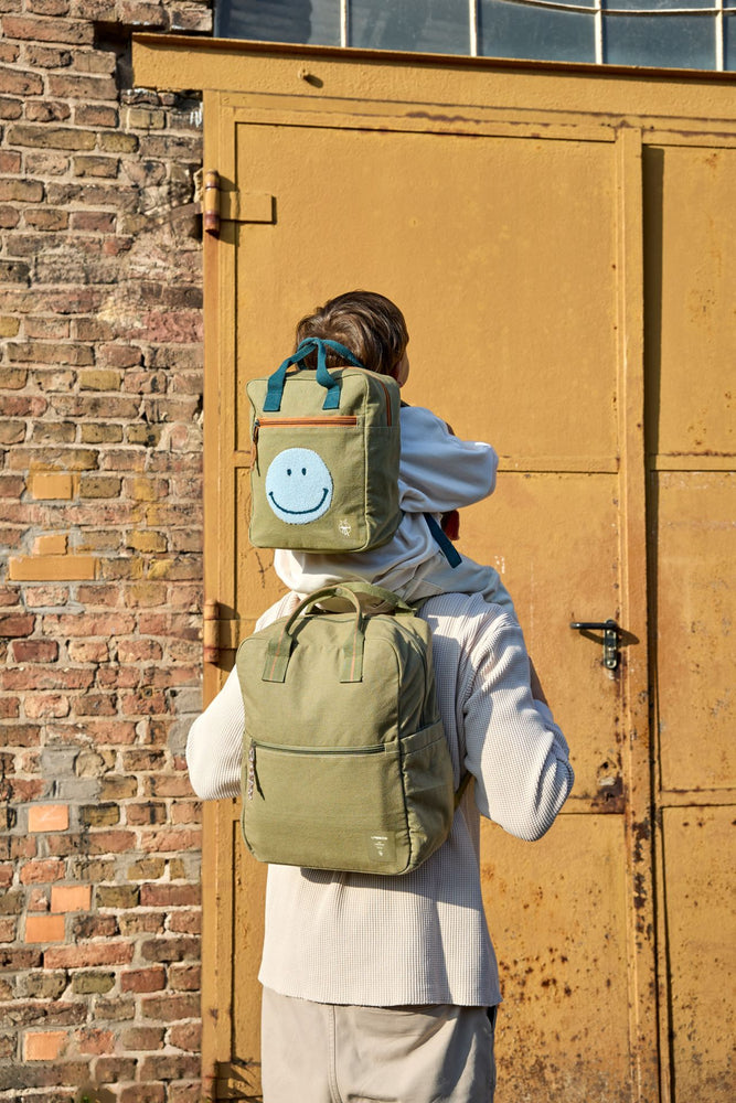 Sac à dos carré - Little One & Me Grand, olive