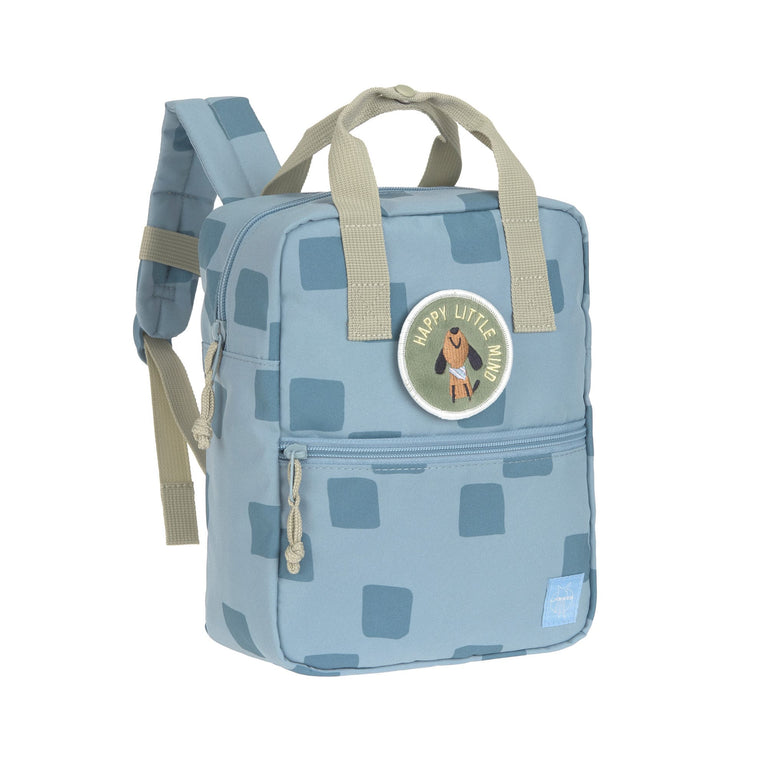 Sac à dos carré de la maternelle - Pattern Party, bleu