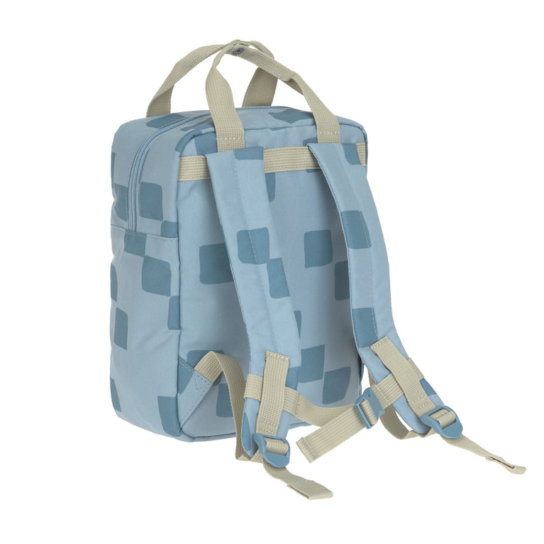 Sac à dos carré de la maternelle - Pattern Party, bleu