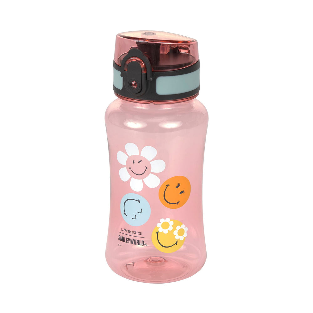 Gourde en Tritan pour enfants 420 ml - SmileyWorld Rose