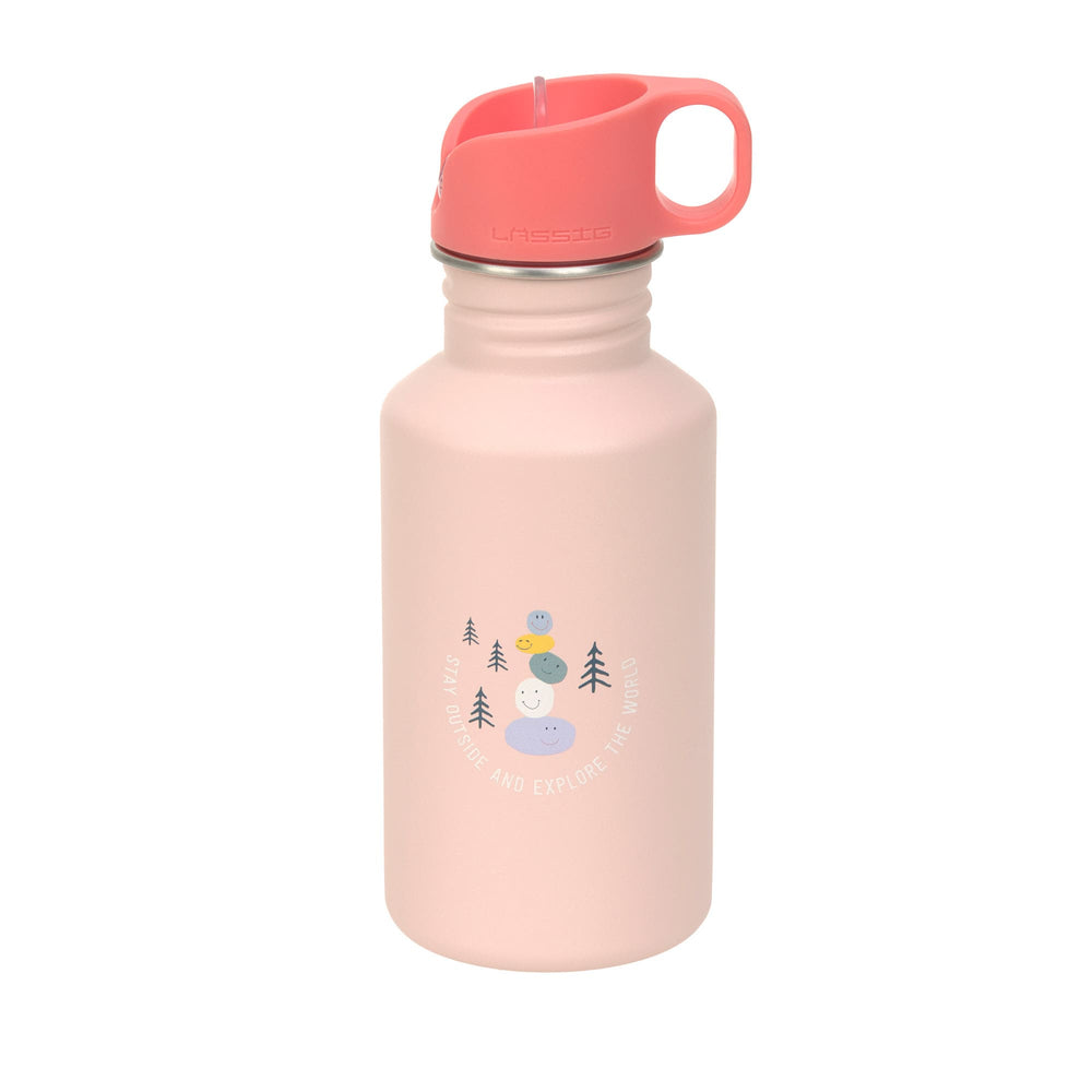 Gourde pour enfant inox 500 ml - Sunny Explorer, rose