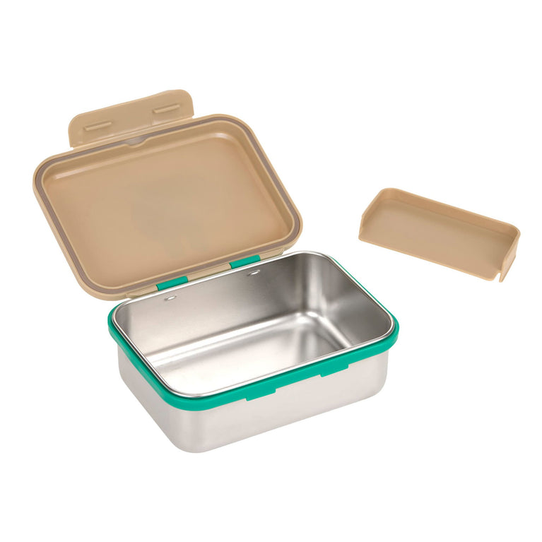 Boîte à goûter inox enfants - Happy Trails, Grenouille