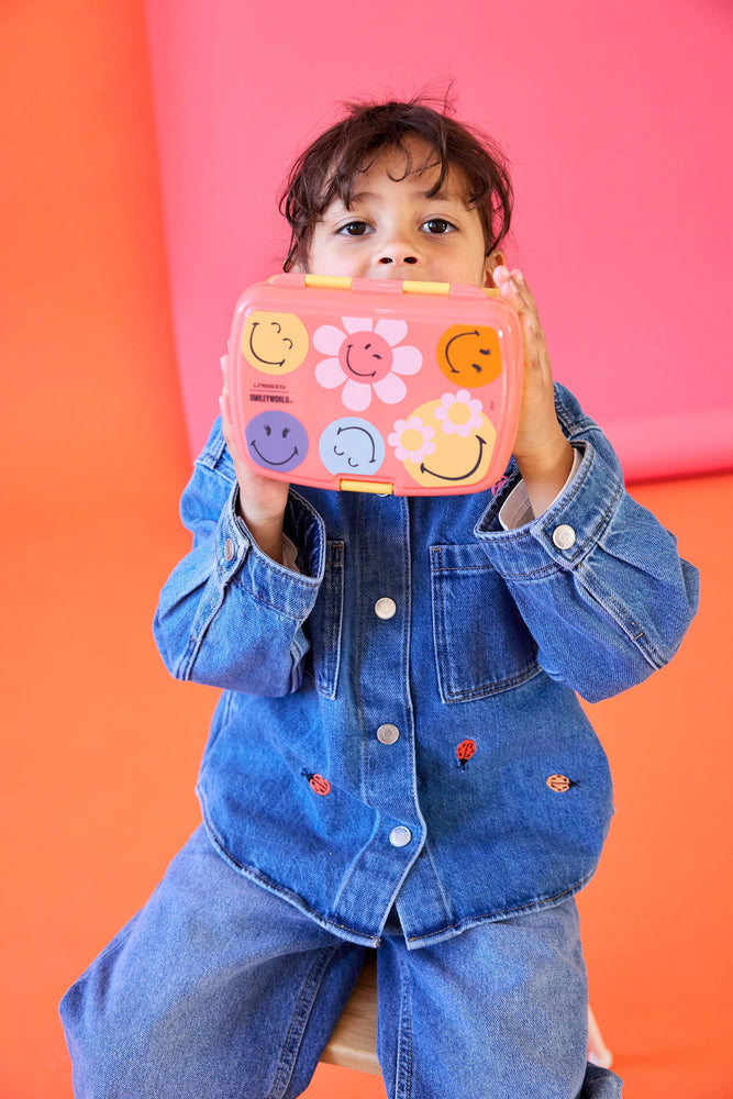 Boîte à goûter enfants - SmileyWorld Rose