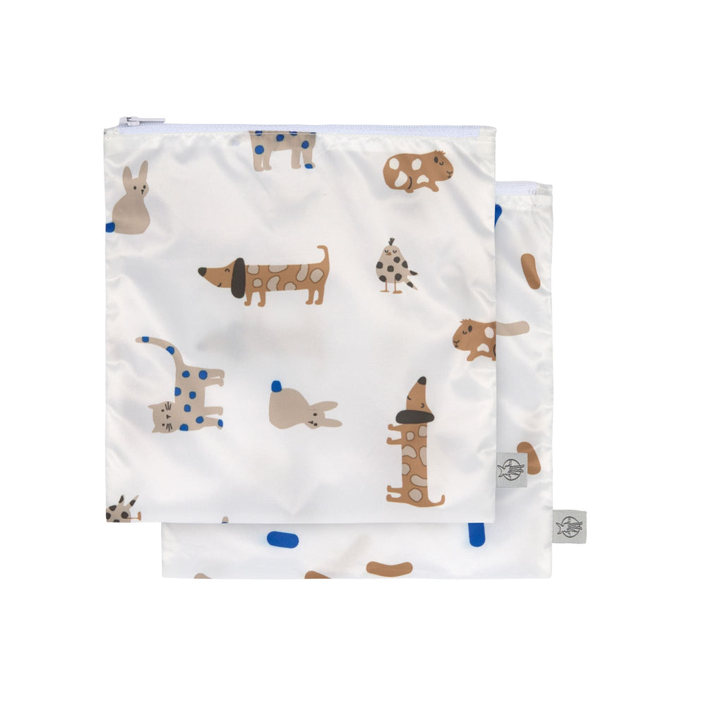 Pochettes à snack (2 pcs), Little Mateys royal bleu