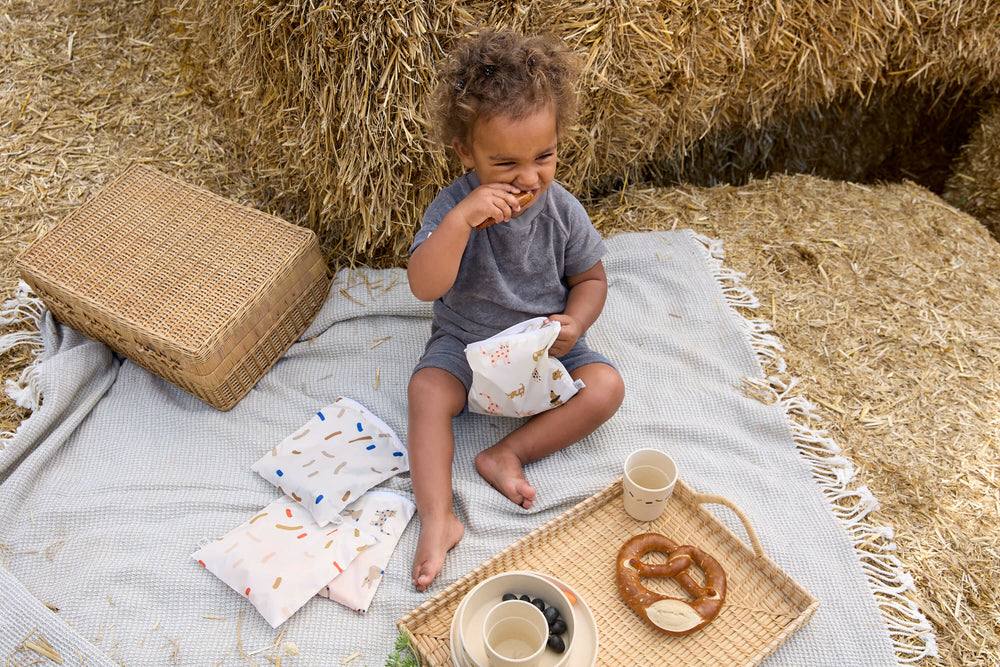 Pochettes à snack (2 pcs), Little Mateys royal bleu