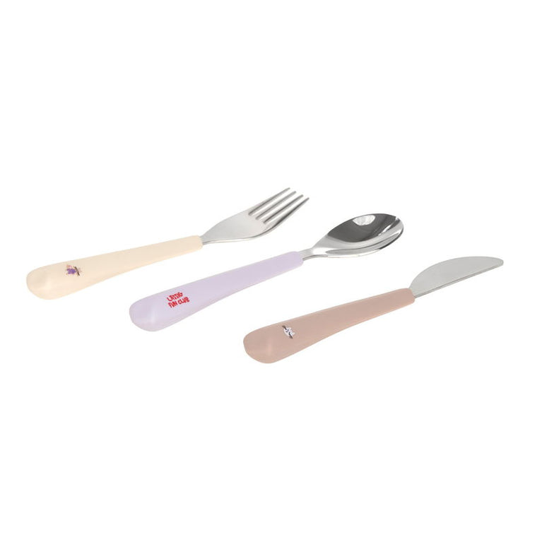 Couverts enfants (Fourchette, Cuillère, Couteau) - Tiny Team, Chat