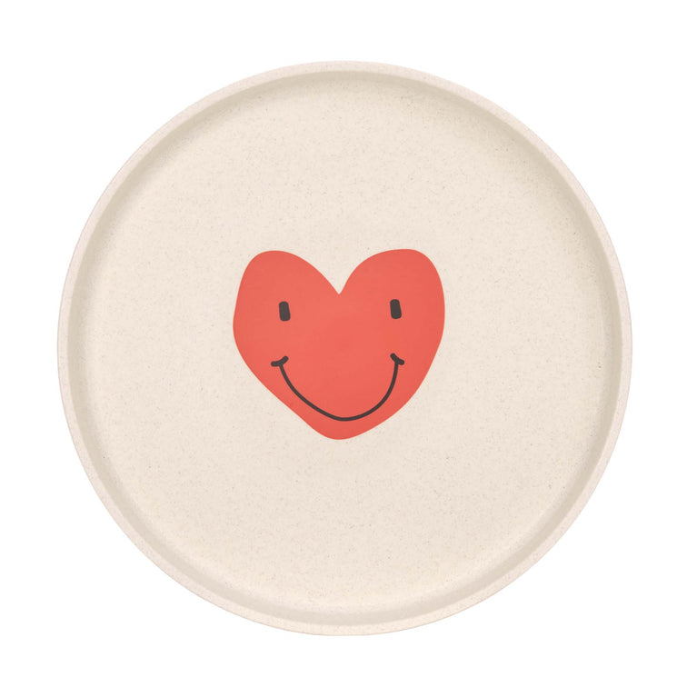 Assiette Enfants - Happy Rascals, Cœur lavande