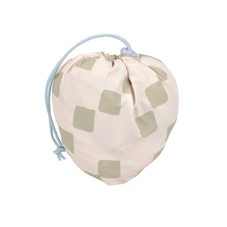 Tablier manches longues enfants - Happy Fruits, kaki clair