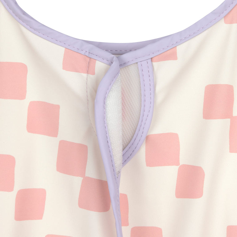 Tablier manches longues enfants - Happy Fruits, pêche