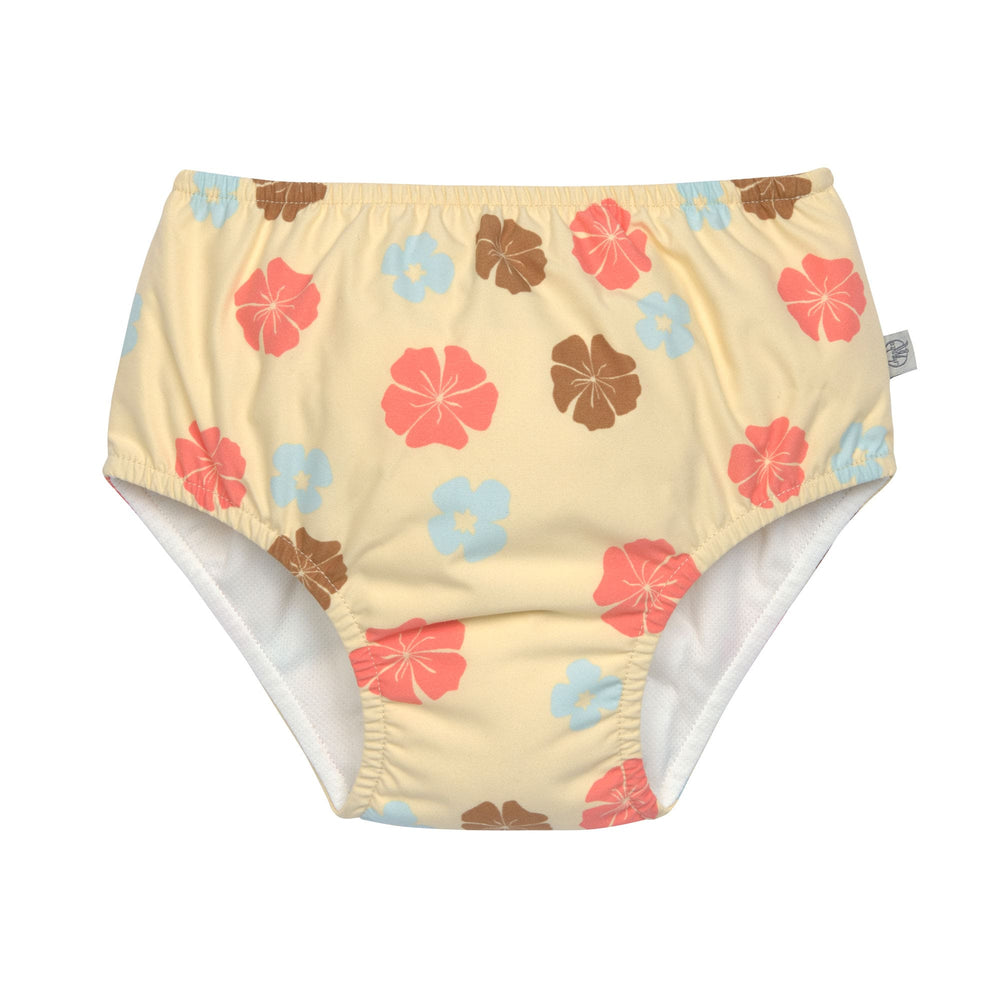 Maillot de bain couche bébé - Fleurs, vanille
