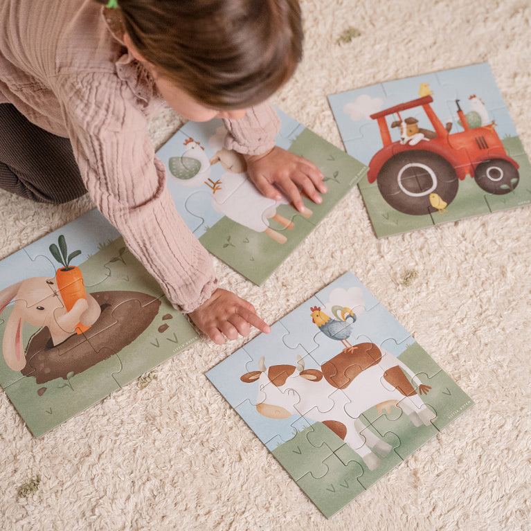 Puzzle 4 en 1 FSC - Little Farm