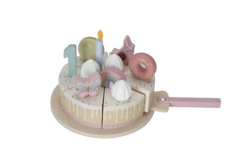 Gateau d'anniversaire - Jaune