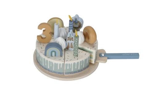 Gateau d'anniversaire - Bleu