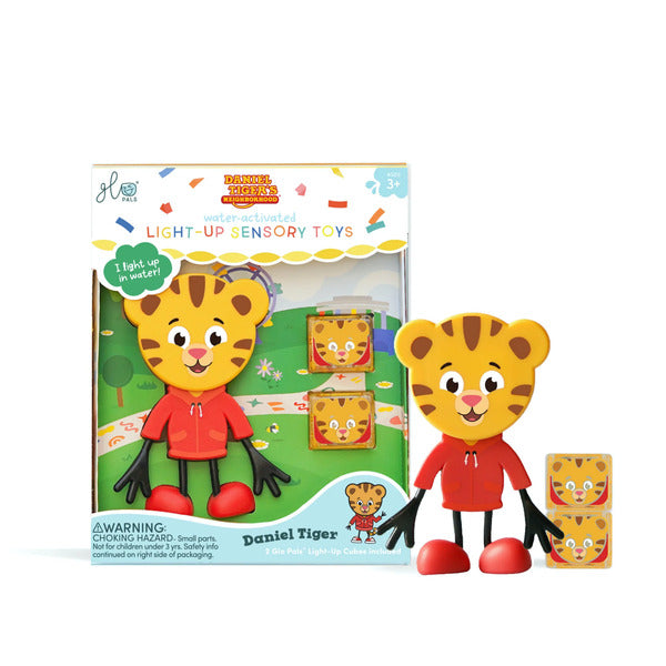 Personnage Tiger + 2 cubes lumineux - Brown