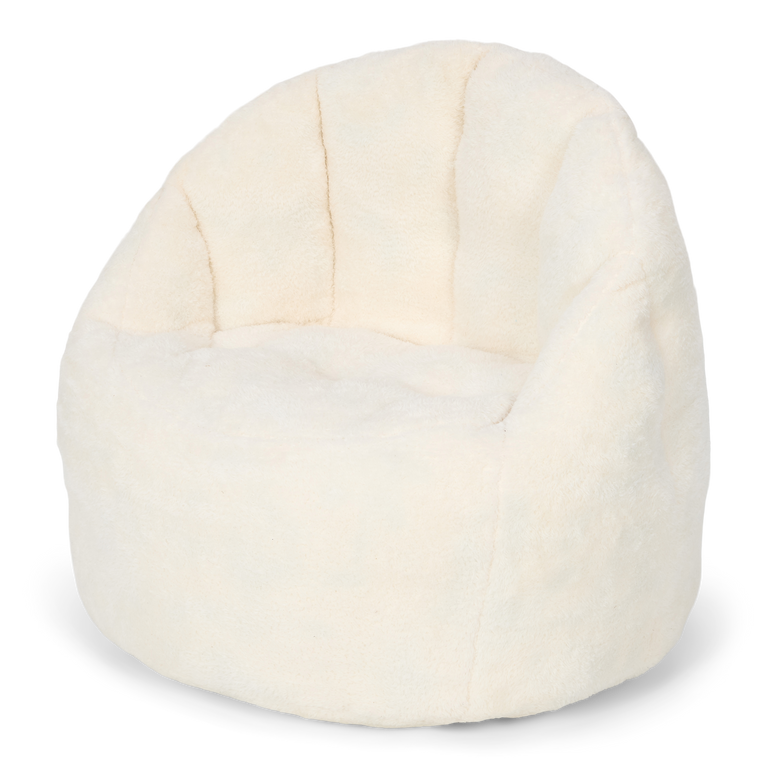 Pouf bouclette - Soft White