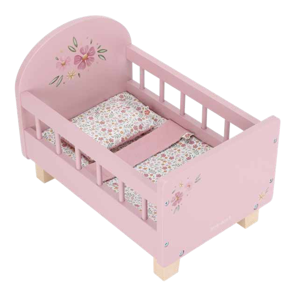 Lit en bois pour poupée FSC