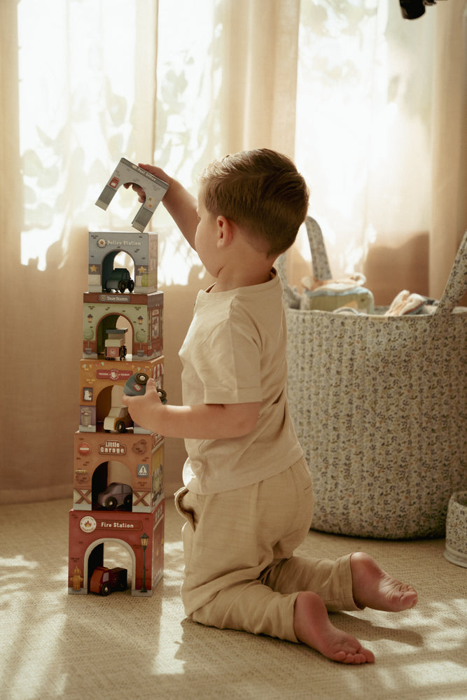 Blocs à empiler avec voitures FSC