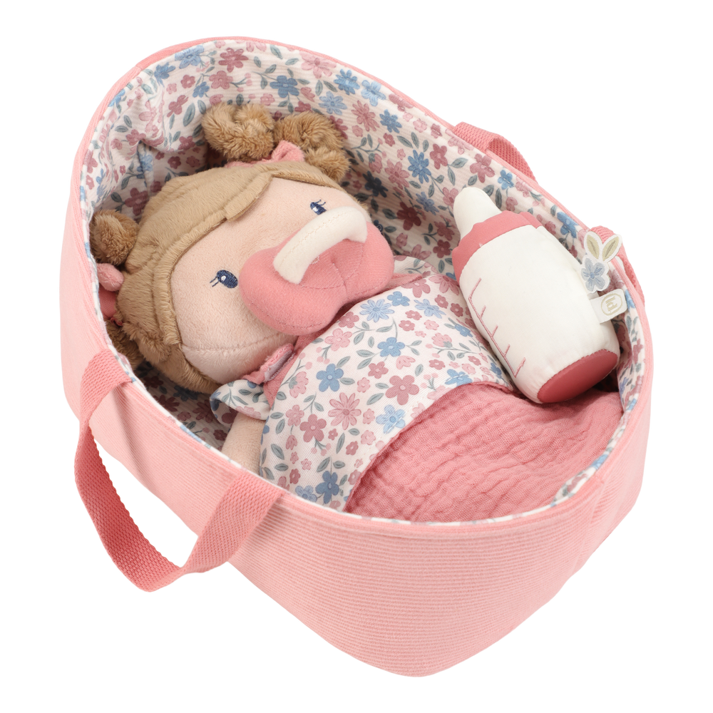 Set couffin et poupon bébé Rosa