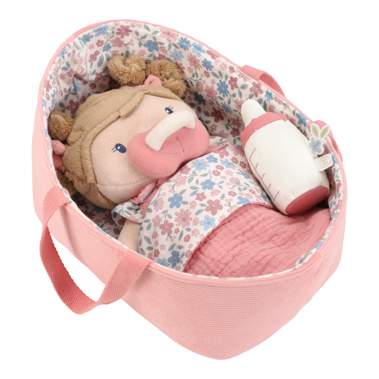 Set couffin et poupon bébé Rosa