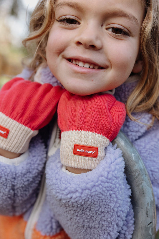 Gants enfant hello hossy - Handy framboise