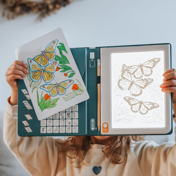 Tablette à dessin lumineuse Animals