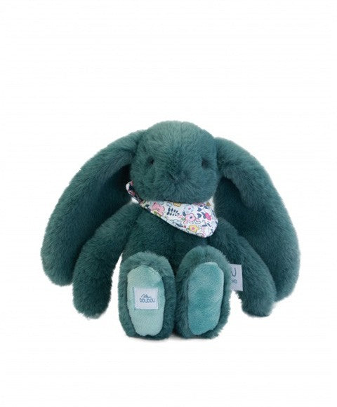 Peluche lapin Vert 35 cm - Lapin Fleurette