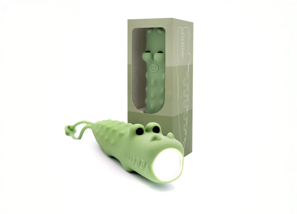 Lampe torche en silicone - crocodile