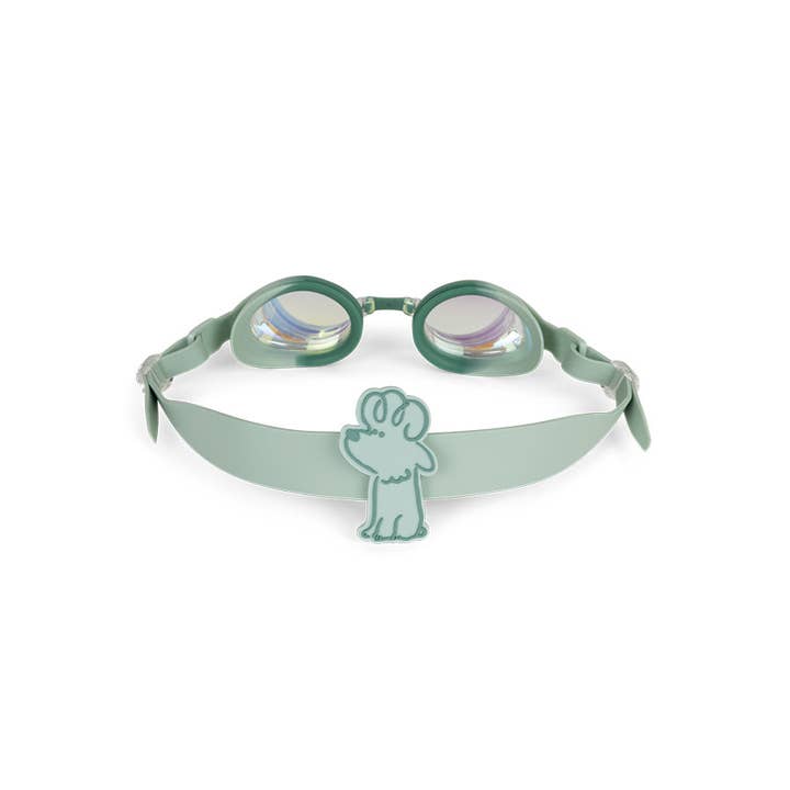 Lunettes de natation - vertes - chien
