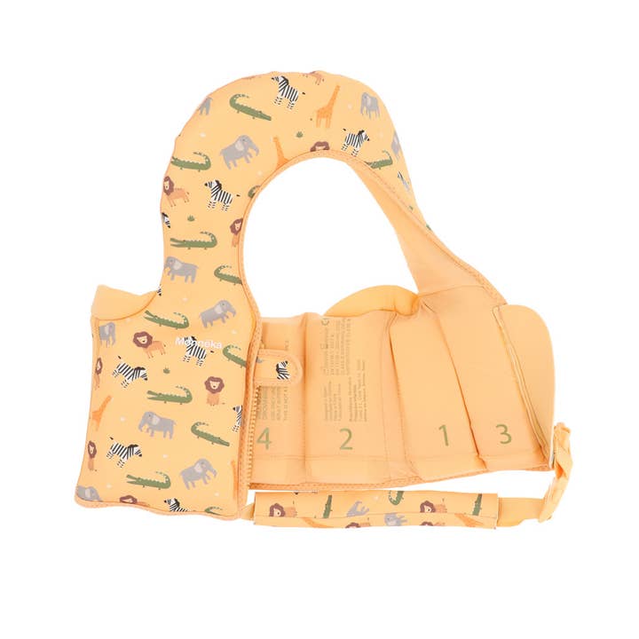 Gilet flottant d'apprentissage Animaux sauvages Taille 1-2 ans
