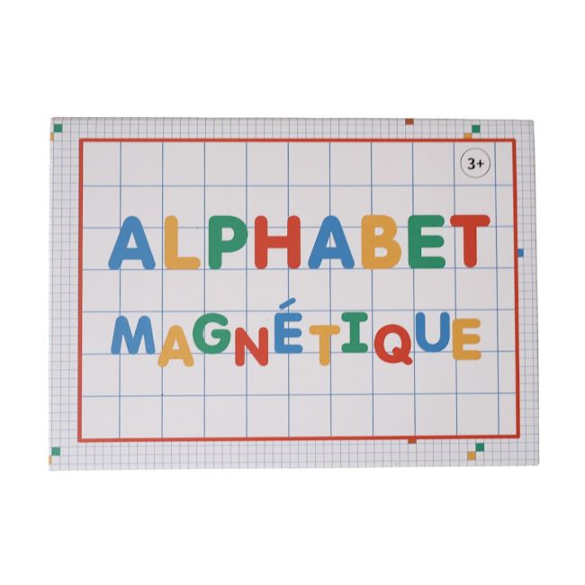 Boîte alphabet magnétique et images