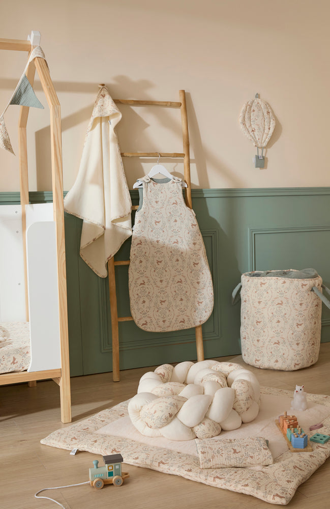 Cape de bain bambou + gant – Enchanted Garden