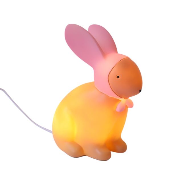 Lampe lapin rose - Chichi pompon