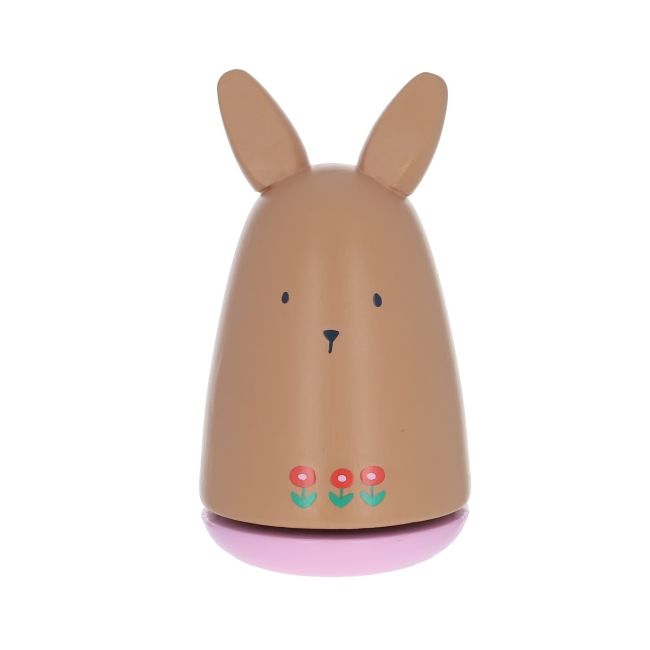 Boîte à musique lapin en bois - Chichi pompon