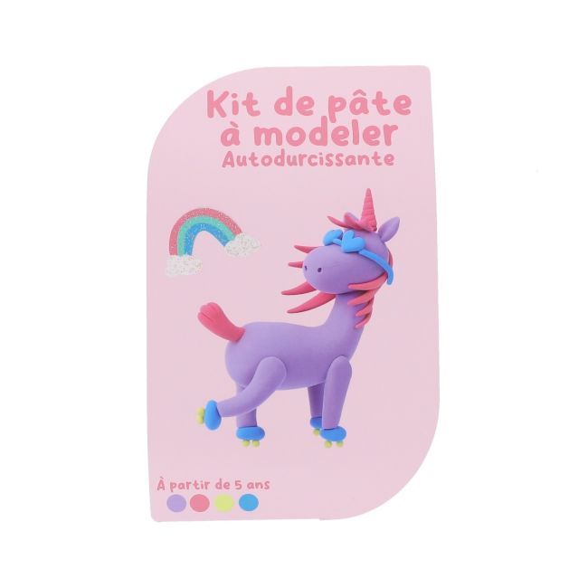 Kit créatif pâte à modeler autodurcissante - Licorne Roller