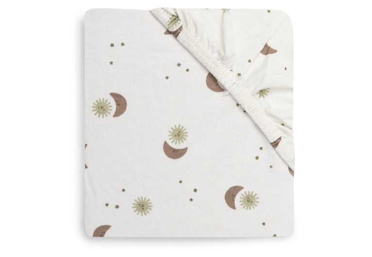 Drap-housse Jersey 60x120cm - Over the Moon