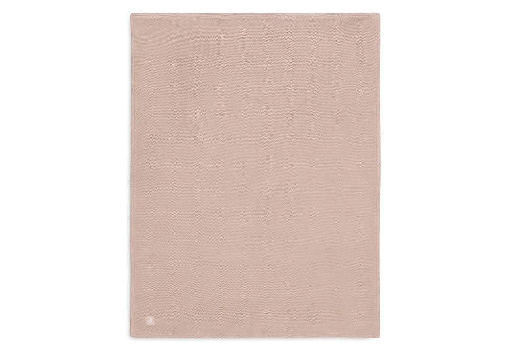 Couverture polaire 75x100cm - Basic Knit - Rose