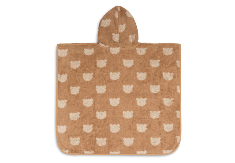 Poncho de Bain Éponge - Jacquard Biscuit