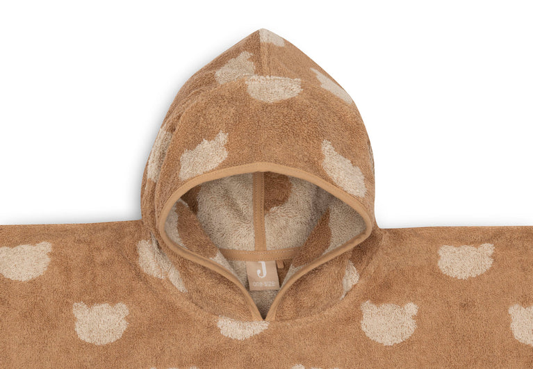 Poncho de Bain Éponge - Jacquard Biscuit