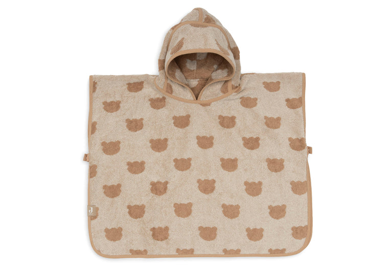 Poncho de Bain Éponge - Jacquard Biscuit