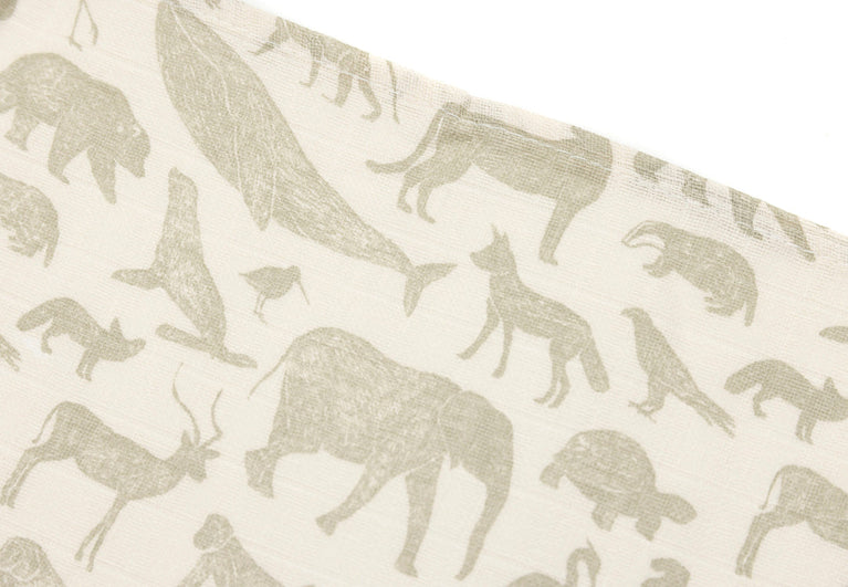Lange Gaze de Coton Small 70x70cm Olive Green - 3 Unités