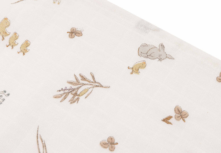 Lange Gaze de Coton Small 70x70cm - Riverside - 3 Unités