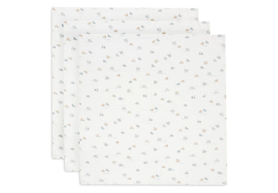 Lange Gaze de Coton Small 70x70cm - On The Go - 3 Unités